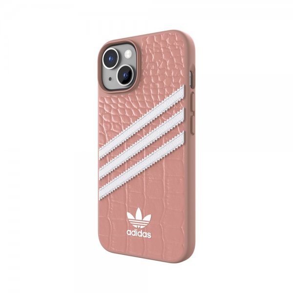 Adidas iPhone 14 -suojakuori 3 Stripes Snap Case Alligator Pink