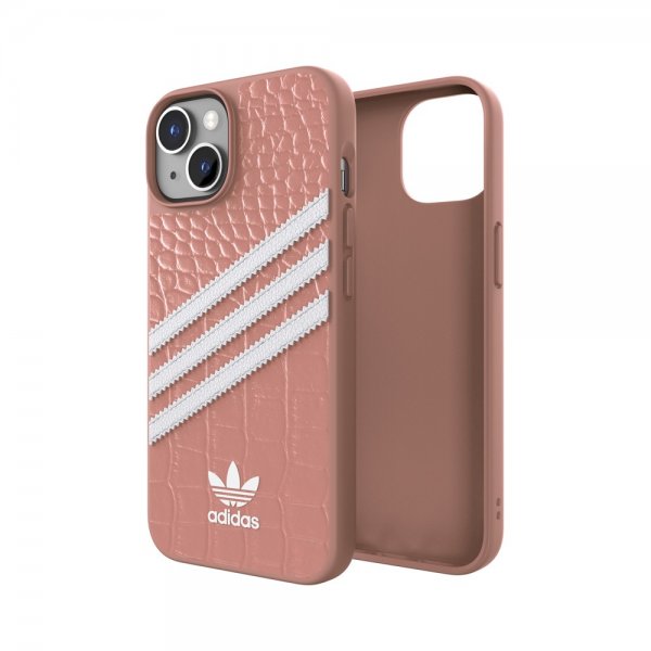 Adidas iPhone 14 -suojakuori 3 Stripes Snap Case Alligator Pink