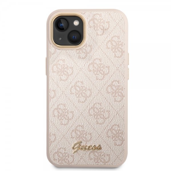 Guess iPhone 13/14/15 Kuori 4G Logo Pinkki