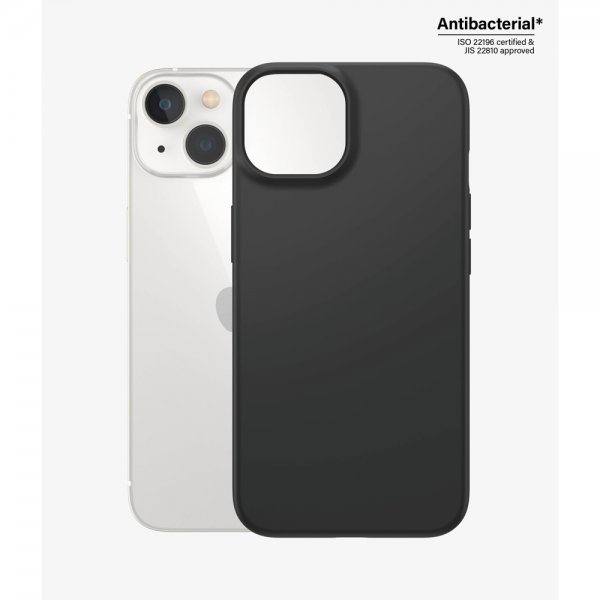 PanzerGlass iPhone 14 -kuori, biohajoava kotelo, musta