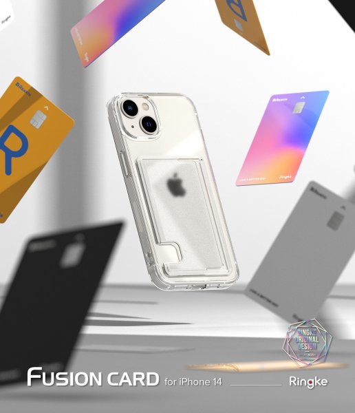 Ringke iPhone 14 -suojakotelo Fusion Card Clear