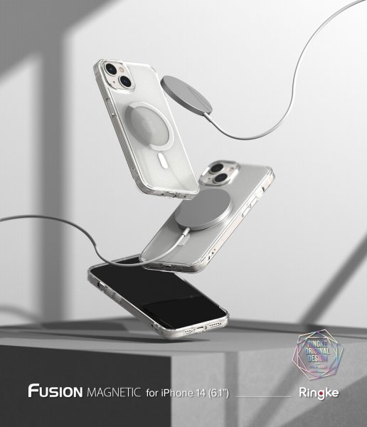 Ringke iPhone 14 -suojakuori Fusion Magnetic Matte Clear