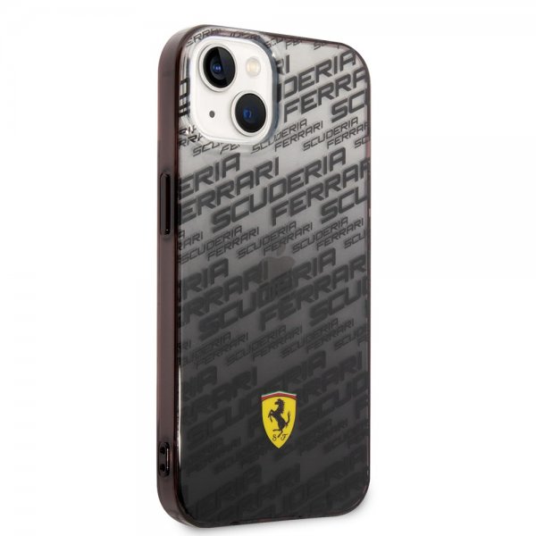 Ferrari iPhone 14 -suojakuori Gradient Scuderia, musta