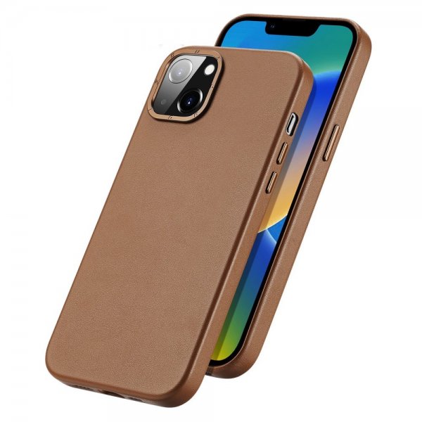Dux Ducis iPhone 14 Suojakuori Grit Series MagSafe Ruskea