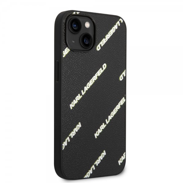 Karl Lagerfeld iPhone 14 Suojakuori Logomania Musta