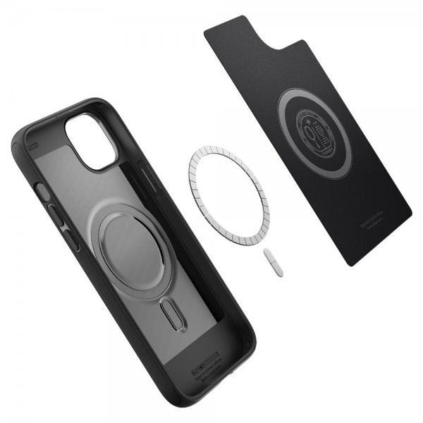 Spigen iPhone 14 -suojakuori Mag Armor MagFit Matte Black