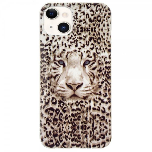 iPhone 14 Kuori Aihe Valkoinen Tiikeri
