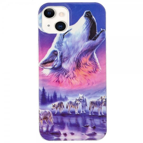 iPhone 14 Kuori Ulvova Susi -aiheella