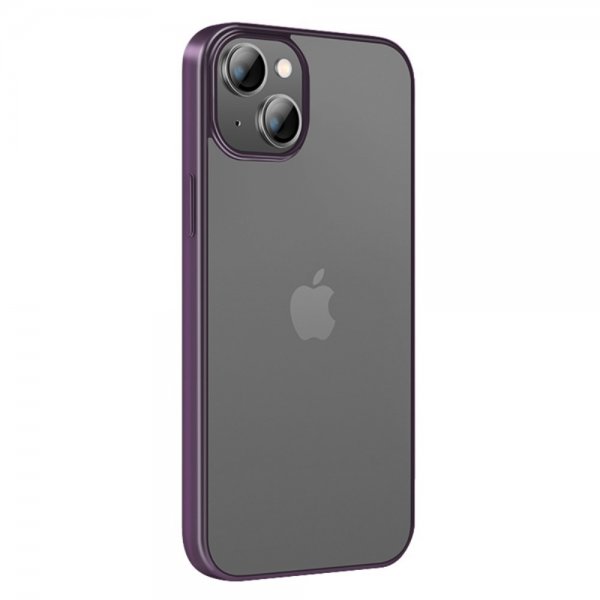 X-Level iPhone 14 -suojakuori, Nature Color Series, violetti