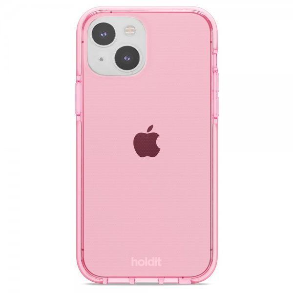 holdit iPhone 14 Seethru Bright Pink -kuori