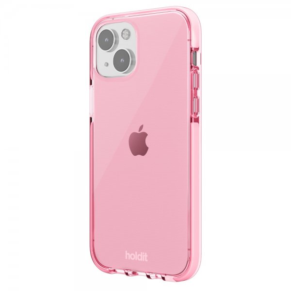 holdit iPhone 14 Seethru Bright Pink -kuori