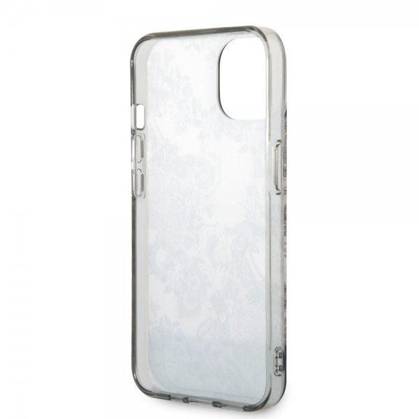 Guess iPhone 14 -suojakuori Toile de Jouy Harmaa