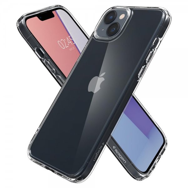Spigen iPhone 14 -suojakotelo, Ultra Hybrid Crystal Clear