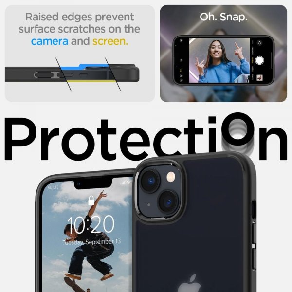 Spigen iPhone 14 -suojakuori Ultra Hybrid Frost Black
