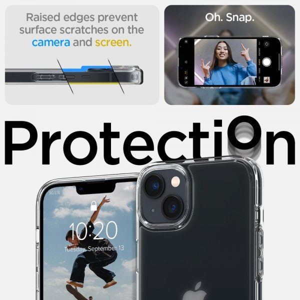 Spigen iPhone 14 -suojakuori Ultra Hybrid Frost Clear
