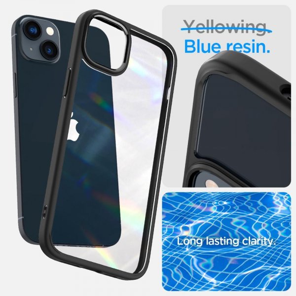 Spigen iPhone 14 -suojakuori, Ultra Hybrid, mattamusta
