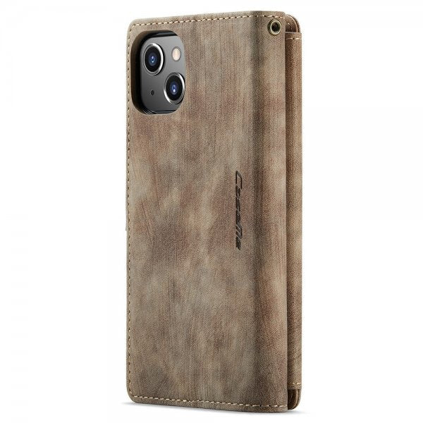 CaseMe iPhone 15 Kotelo C30 Series Ruskea