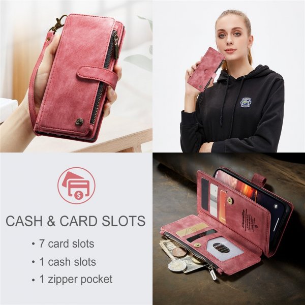 CaseMe iPhone 15 -kotelo C30-sarja Punainen