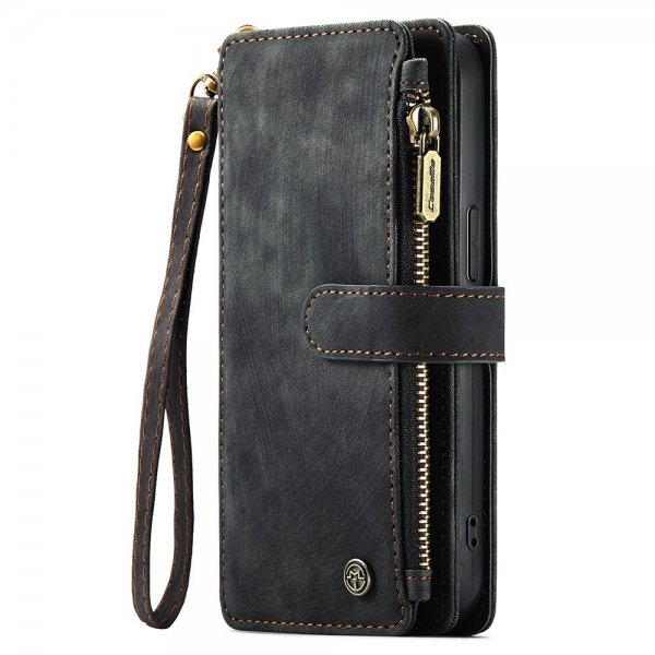 CaseMe iPhone 15 Kotelo C30 Series Musta