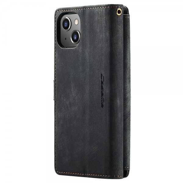 CaseMe iPhone 15 Kotelo C30 Series Musta