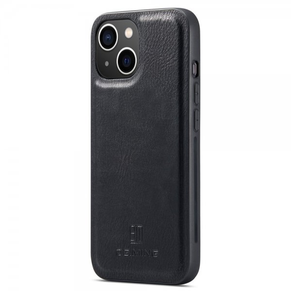 Dg.Ming iPhone 15 Kotelo irrotettavalla kuorella, musta