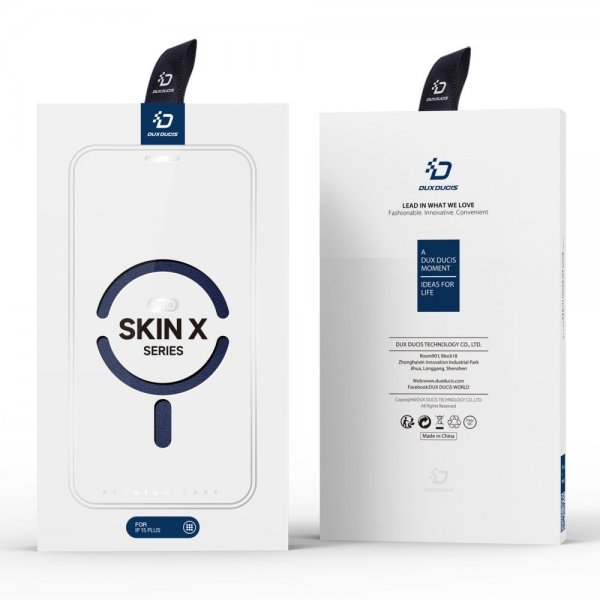 Dux Ducis iPhone 15 Kotelo Skin X Pro Series MagSafe Sininen