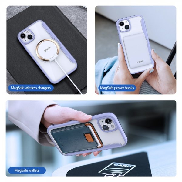 Dux Ducis iPhone 15 -kotelo Skin X Pro Series MagSafe, violetti