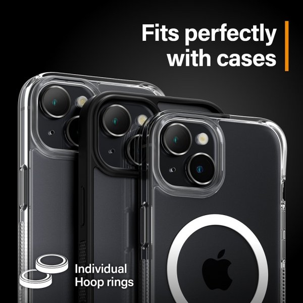 PanzerGlass iPhone 15/iPhone 15 Plus -kameransuoja Hoops