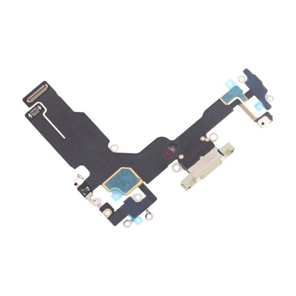 iPhone 15 latausliitin joustokaapelilla - kulta