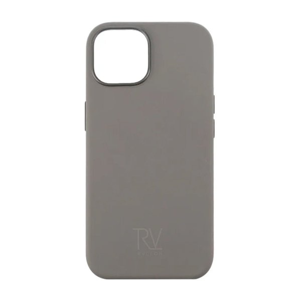 Rvelon iPhone 15 Silikonikuori MagSafe Harmaa
