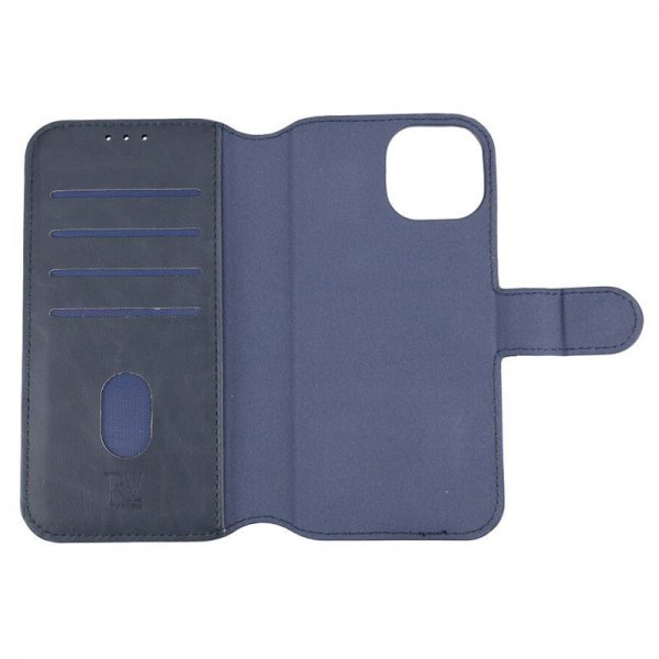 Rvelon iPhone 15 Kotelo Magneettinen Irrotettava Kuori Sininen
