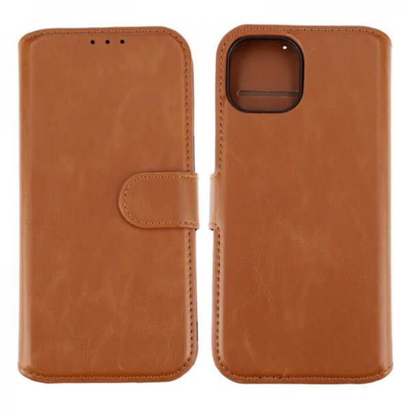 Rvelon iPhone 15 -kotelo, magneettisesti irrotettava kuori, ruskea