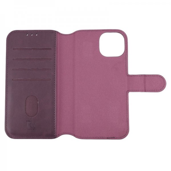 Rvelon iPhone 15 magneettinen irrotettava kuori violetti