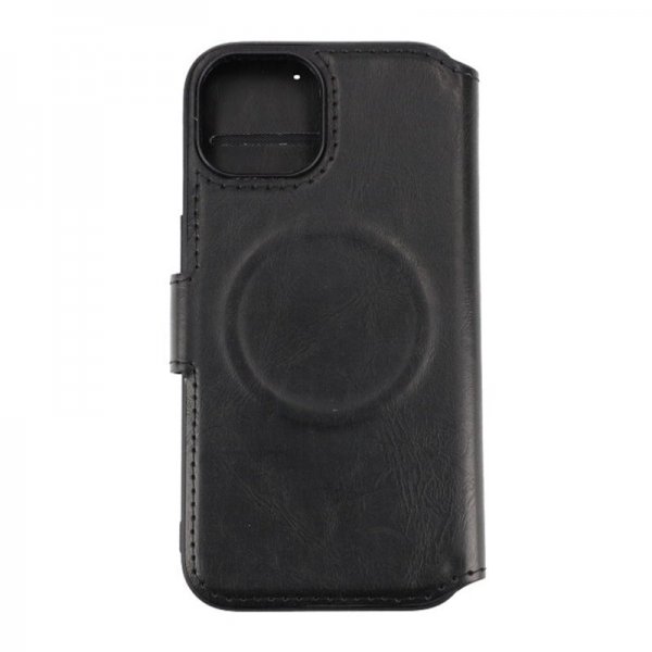 Rvelon iPhone 15 Kotelo 4 korttipaikkaa MagSafe Musta