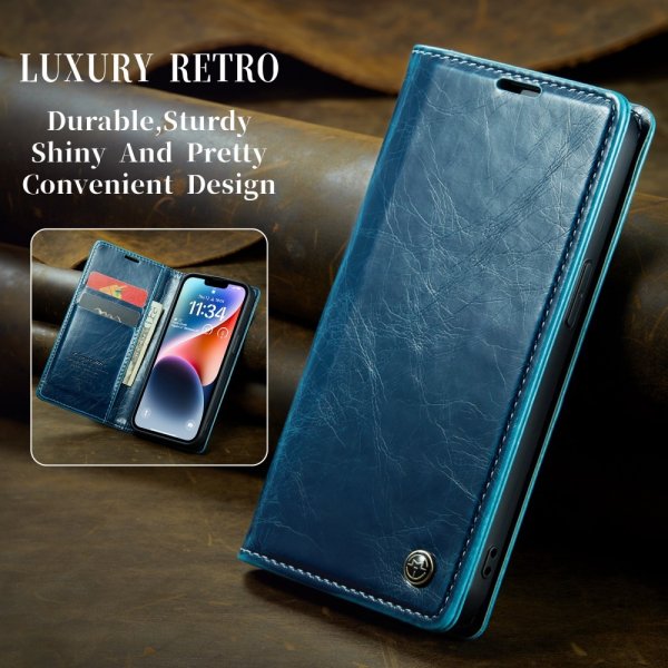 CaseMe iPhone 15 Plus -kotelo 003 Series Petrol