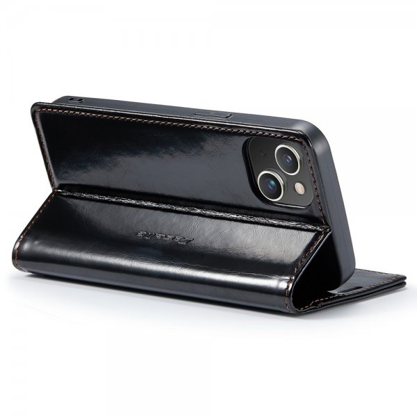 CaseMe iPhone 15 Plus Suojakotelo 003 Series Musta