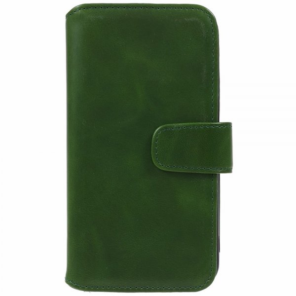 Nordic Covers iPhone 15 Plus Essential Leather -suojakuori, Juniper Green