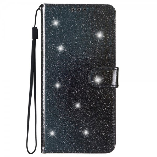 iPhone 15 Plus Suojakuori Glitter Musta