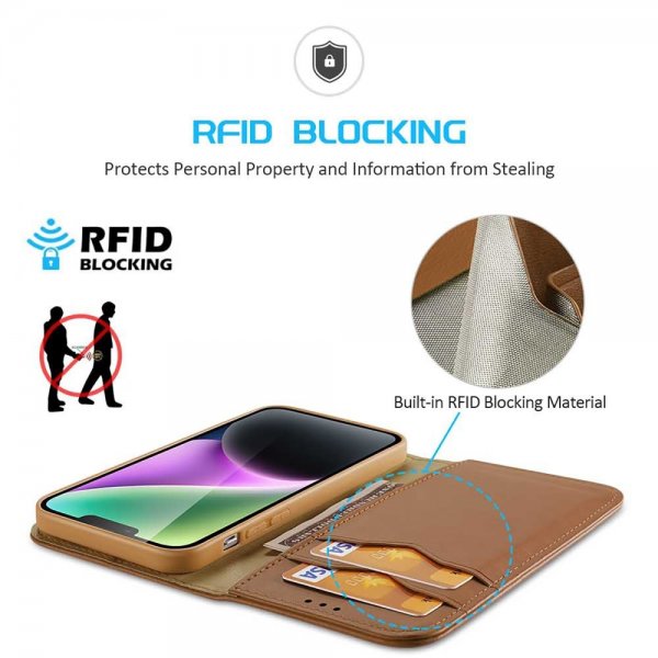 Dux Ducis iPhone 15 Plus Hivo -sarjan suojakotelo, ruskea
