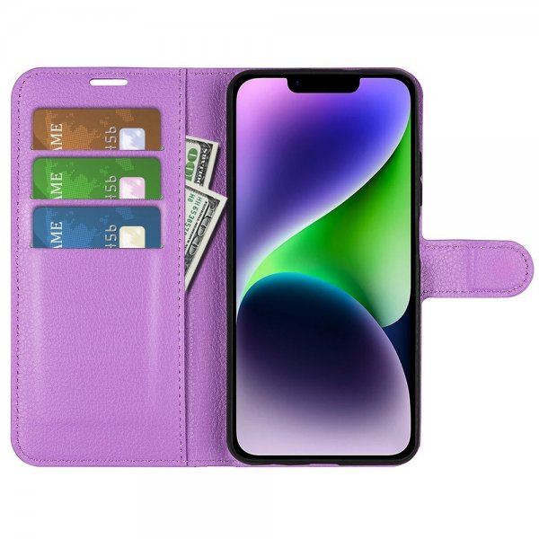 iPhone 15 Plus Suojakotelo Litsi Violetti