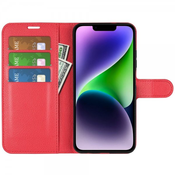 iPhone 15 Plus Litsi Punainen Suojakuori