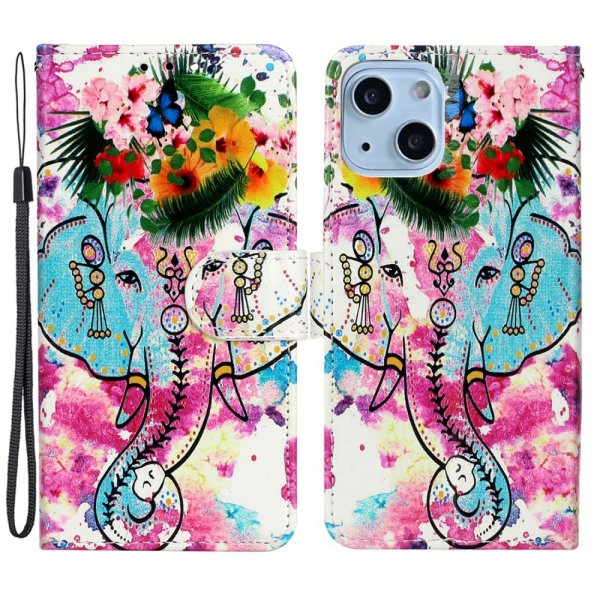 iPhone 15 Plus Suojakuori Elefanttikuvio