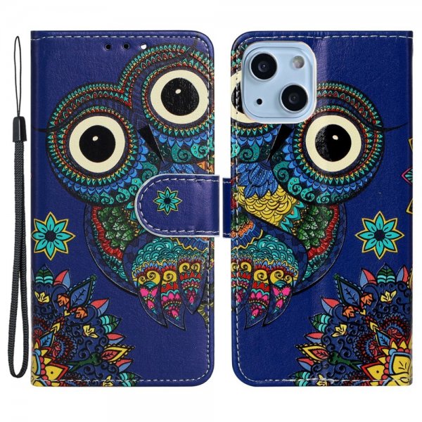 iPhone 15 Plus Suojakuori Pöllö Mandala