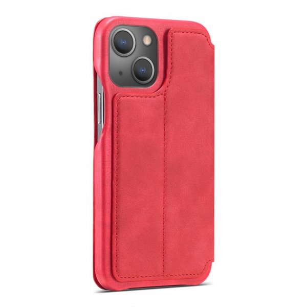 Lc.Imeeke iPhone 15 Plus Retro Punainen Kotelo