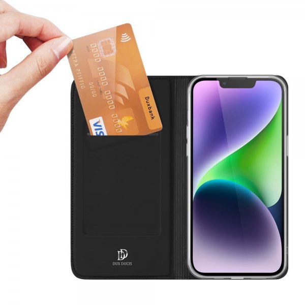 Dux Ducis iPhone 15 Plus -kotelo, Skin Pro Series, musta