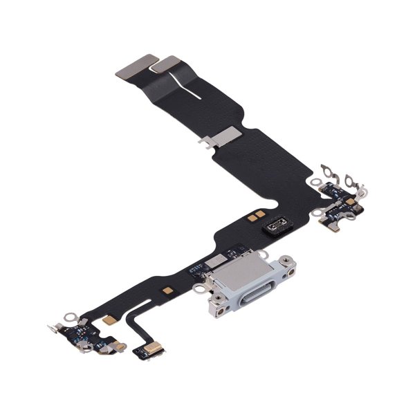 iPhone 15 Plus Latausportti flex-kaapelilla - Sininen