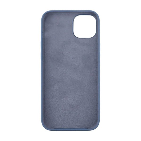 Rvelon iPhone 15 Plus silikonisuojakuori vaaleansininen