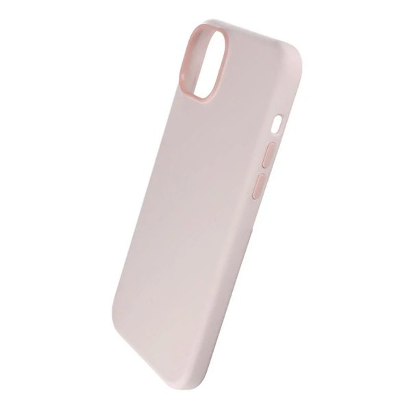 Rvelon iPhone 15 Plus Silikonisuojakuori Vaaleanpunainen
