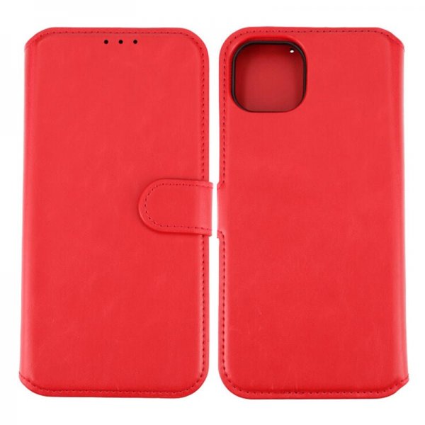 Rvelon iPhone 15 Plus Kotelo Magneettisesti Irrotettava Kuori Punainen