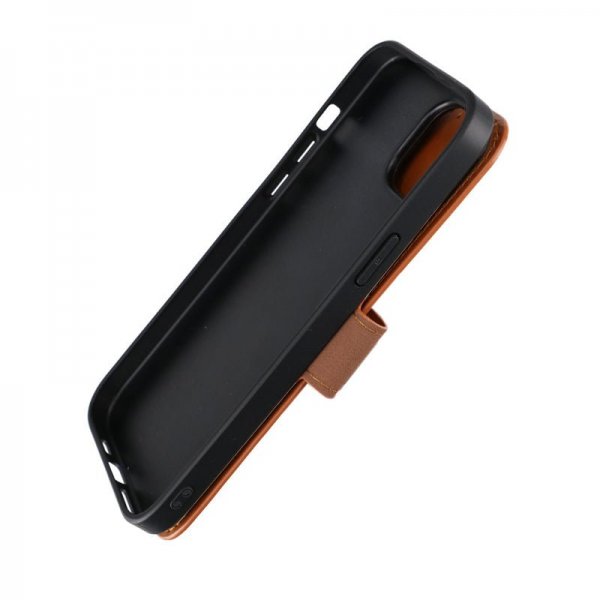 Rvelon iPhone 15 Plus Kotelo 4 Korttipaikkaa MagSafe Ruskea